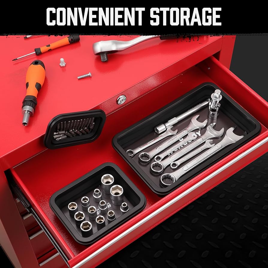 Amazon.com: HORUSDY 3-Piece Magnetic Parts Tray Set, Tool Trays